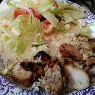 Charbroiled Chicken dinner