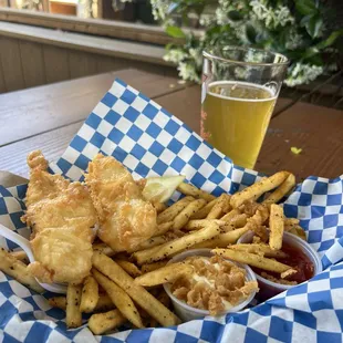 Alaskan Halibut fish n chips