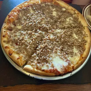 Sausage pizza