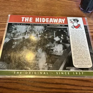 The Original Hideaway