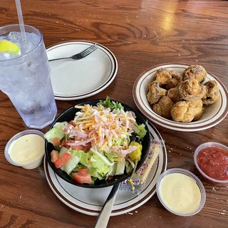 Lunch Sized Fried Mushrooms