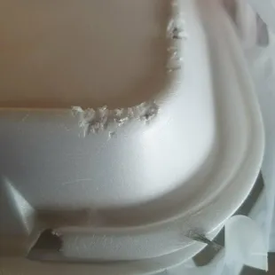 Togo box, complete with claw/chew marks and rat fur.