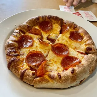 Lunch pizza- double pepperoni
