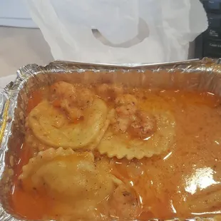 Stuffed Seafood Ravioli