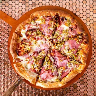 Muffuletta Pizza
 Only in Louisiana
 One Love
  #greatfood
 #freshmadedough