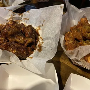 Dirty Bird and Lemon Pepper Wet Wings