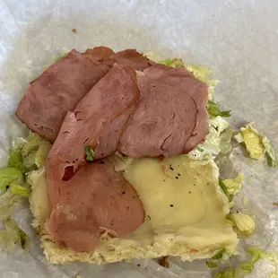 Turkey Pastrami and Cheese Sub
