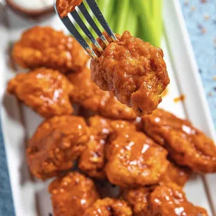 chicken wings and fried chicken