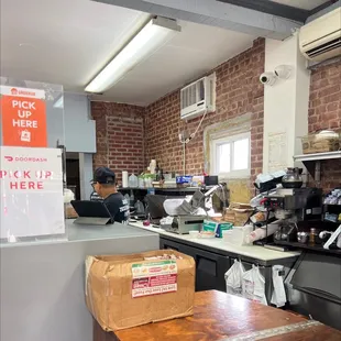 the kitchen