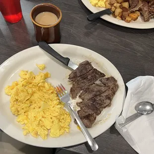 steak, food