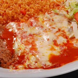 Our Red Enchilada Sauce is made from scratch with fresh ingredients and authentic spices, and it has a rich and satisfying flavor