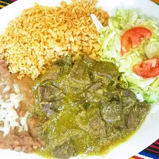 #10 Lengua in our homemade green or red sauce. The meat is so tender, it melts in your mouth.