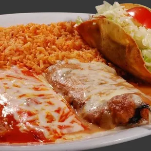 If you&apos;re a fan of Enchiladas, Chile Rellenos and Hard Shell Tacos, you&apos;ll love #19 Brisas Especial.