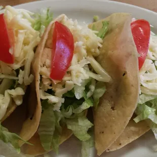 Taco Dorado Plate