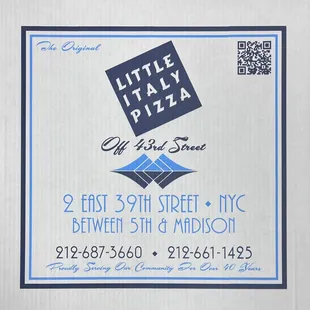 the original little italy pizza