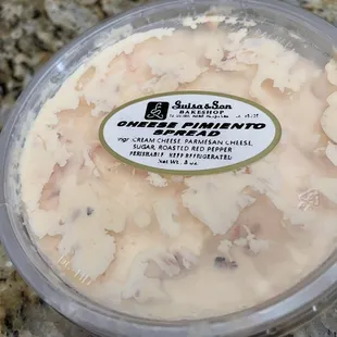Pimiento cheese spread.