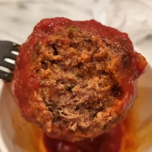 Inside the Meatball ($4). This was so good! 1/24/2023