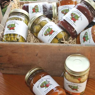 Our own brand of Jams, Jellies, Pickles...