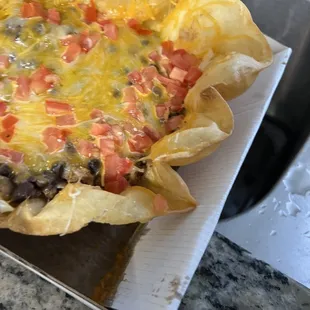 Salad, but the bottom was so soggy and gross because they obviously didn't drain ANYTHING they put in it. Pure laziness. They weren't busy.