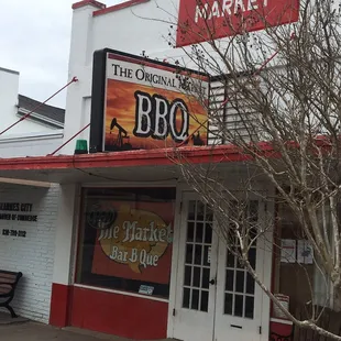 the outside of the building