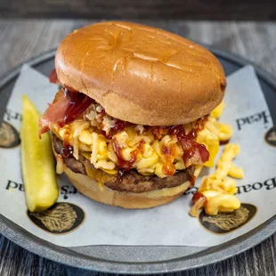 Mac N Cheese Burger