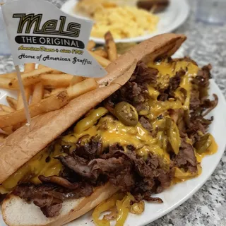 Mels Original Cheese Steak Sandwich