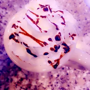 Hot cocoa to warm me up!