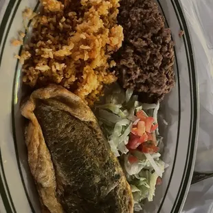 a plate of food