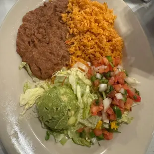 Side setup for Fajitas.