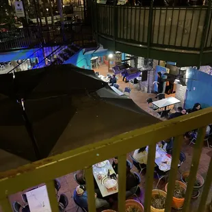 Upstairs of the original Mexican restaurant