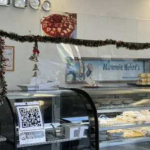 a display of pastries