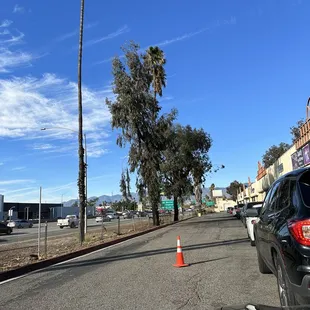 Drive thru line...
