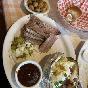 BBQ Sliced Beef Plate