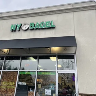 the front of the store