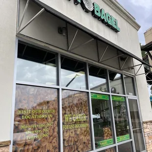 the outside of the store