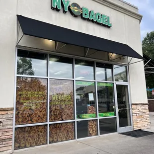 the front of the store