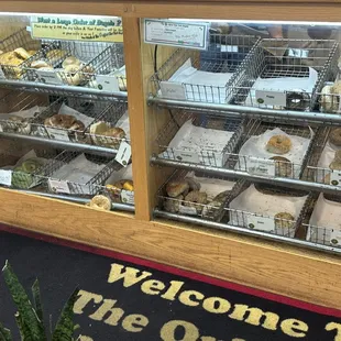 Bagels available at that time