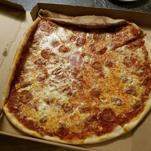 a pizza in a box