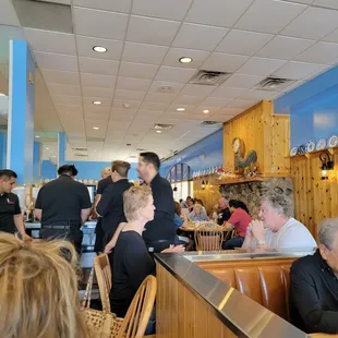 Interior of restaurant