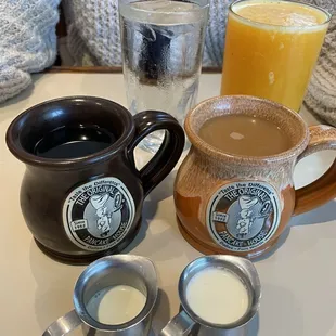 Coffee, Orange Juice