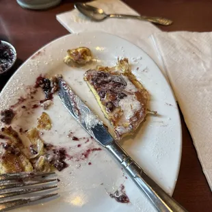 Cloudies French Toast (what's left before I finish devouring it)