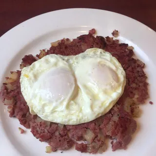 Corned Beef Hash and Eggs
