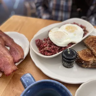 Corn beef hash.