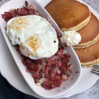 *Corned Beef Hash & Eggs