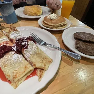 Cherry Kijafa Crepes