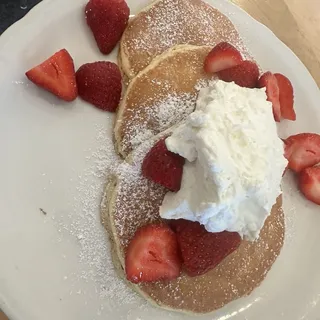 Strawberry Buttermilk Pancakes* - Full