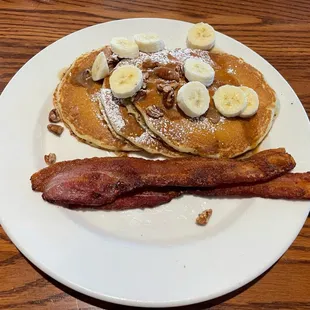 Banana Pecan Pancakes 1/2