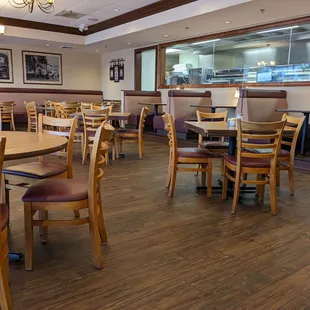 the interior of the restaurant