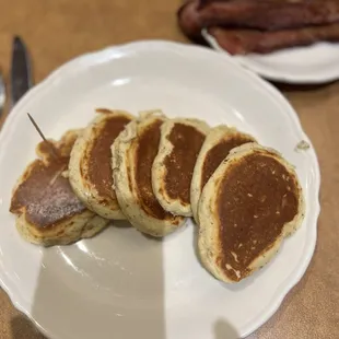 Gluten-free silver dollar pancakes, moist, and delicious!