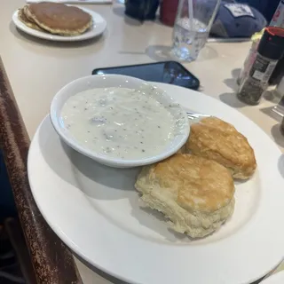 Down-Home Biscuits and Gravy